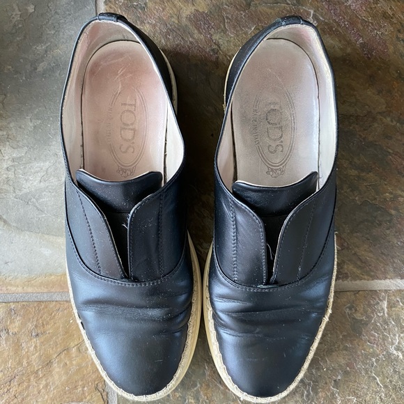 TODS leather espadrilles - Picture 1 of 7